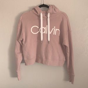 Calvin Klein crop top hoodie